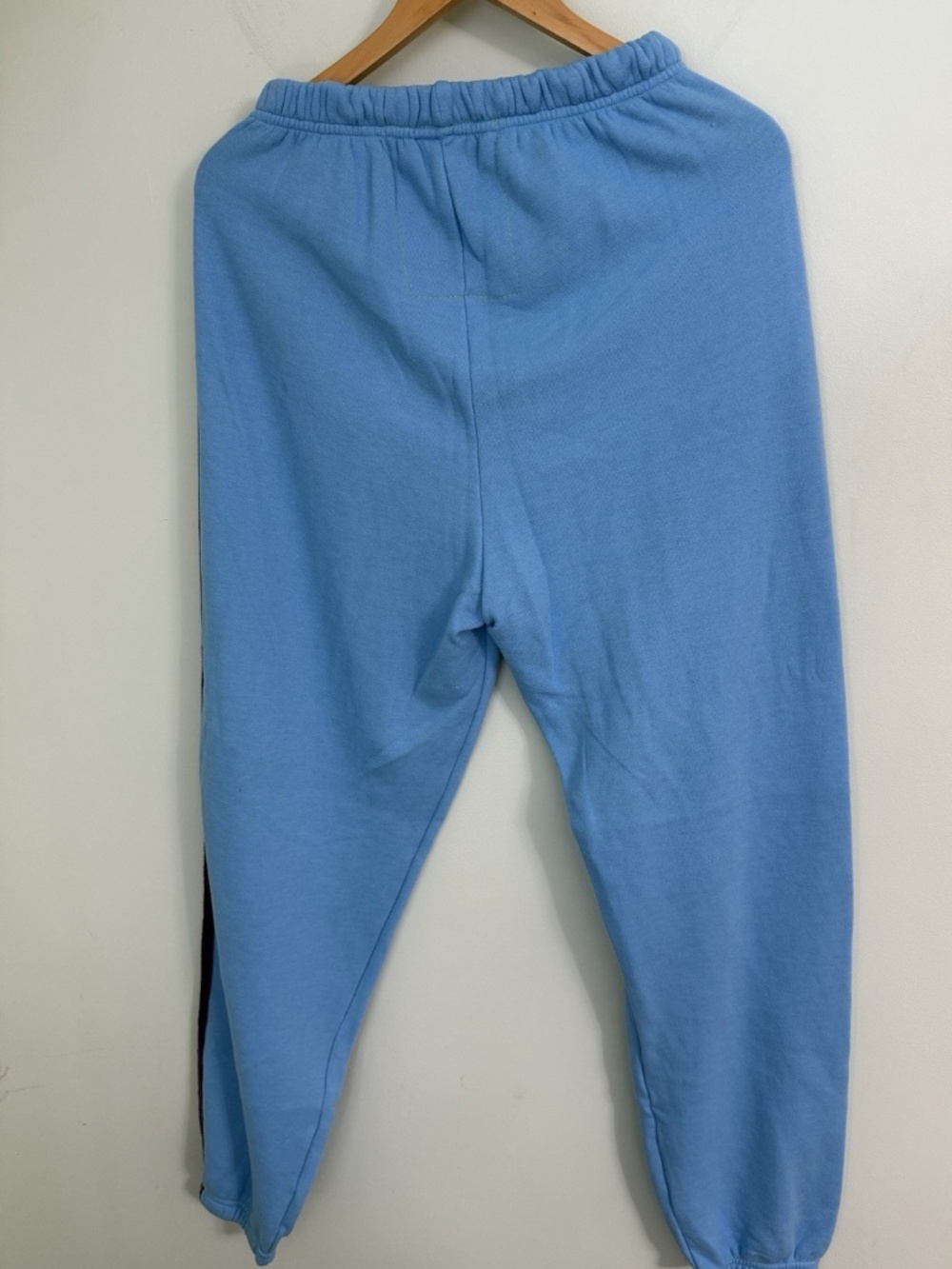 Aviator Nation 5 Stripe Relaxed Zip Hoodie & Sweatpants Set Sky Blue Size Large - Picture 13 of 14